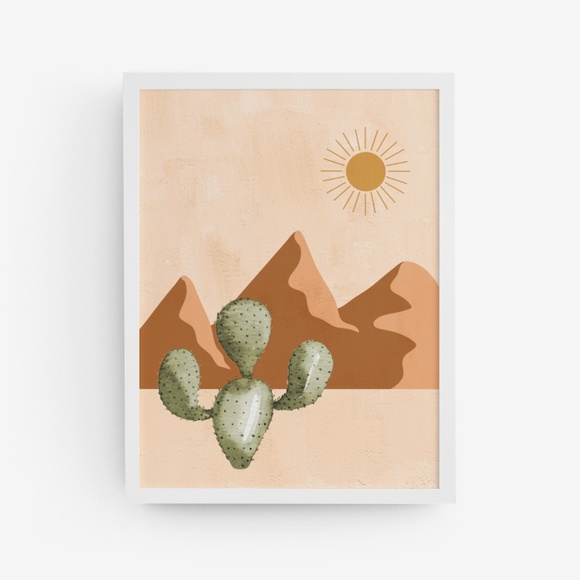 Wall Art Boho Nature Plants Print Illustration Unframed - Picture 6 of 14